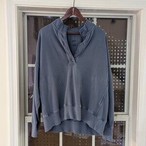 aerie Women's Sweatshirt, Pullover, Comfy Sweater, Size Extra Large (XL) Navy